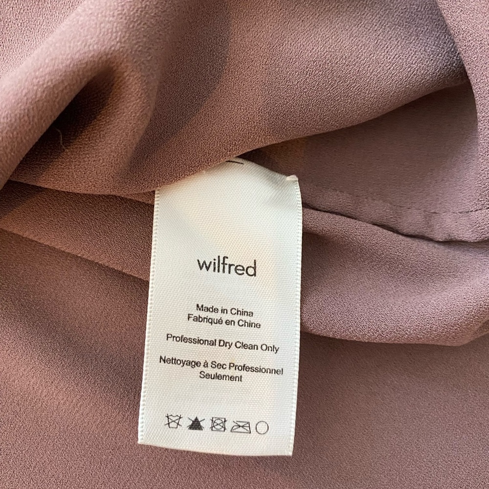 Wilfred Mauve Promener Blouse, Size XS - Picture 5 of 5